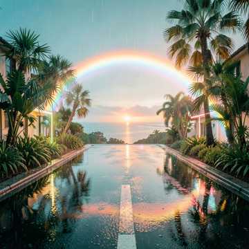 Rain in summer