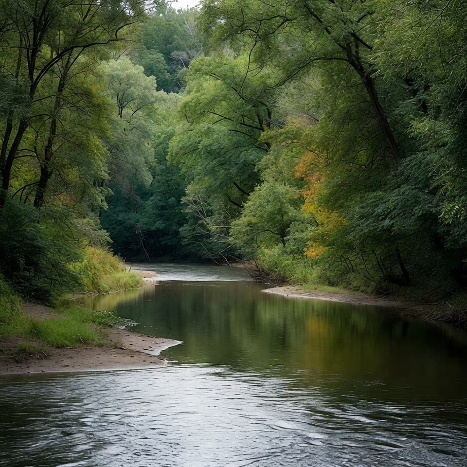 Rivers and trees
