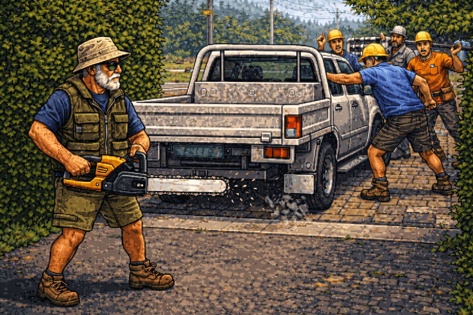 The day I introduced them to a proper power tool