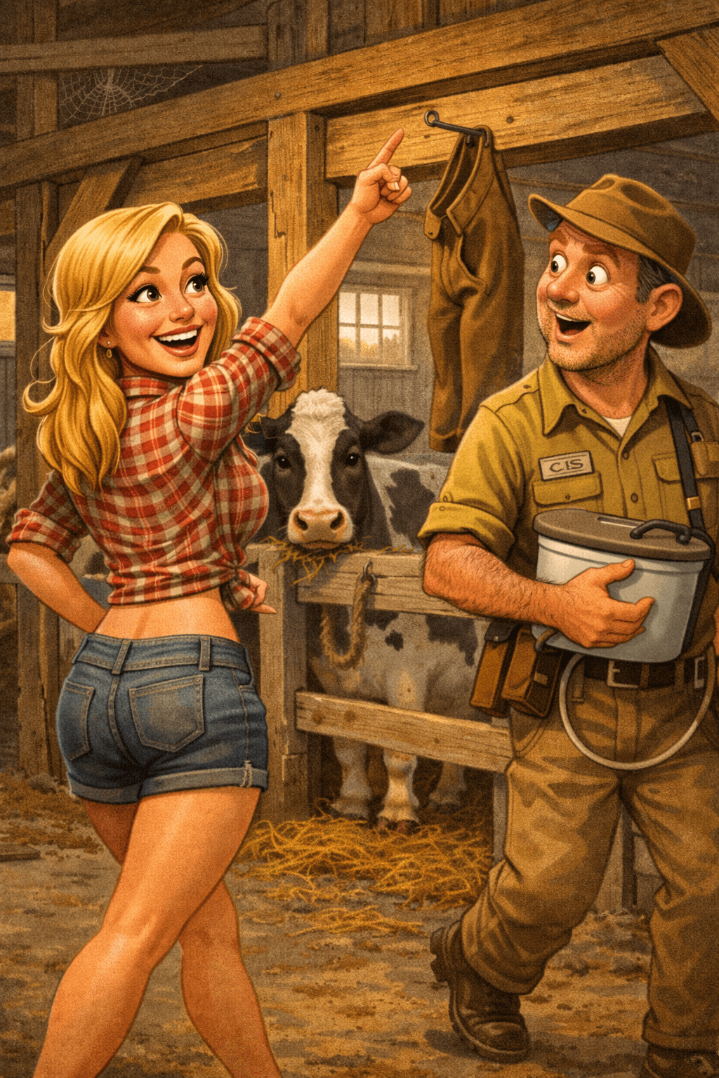 Maggie and the Barn Job : A Aussie Farmer Yarn LOL