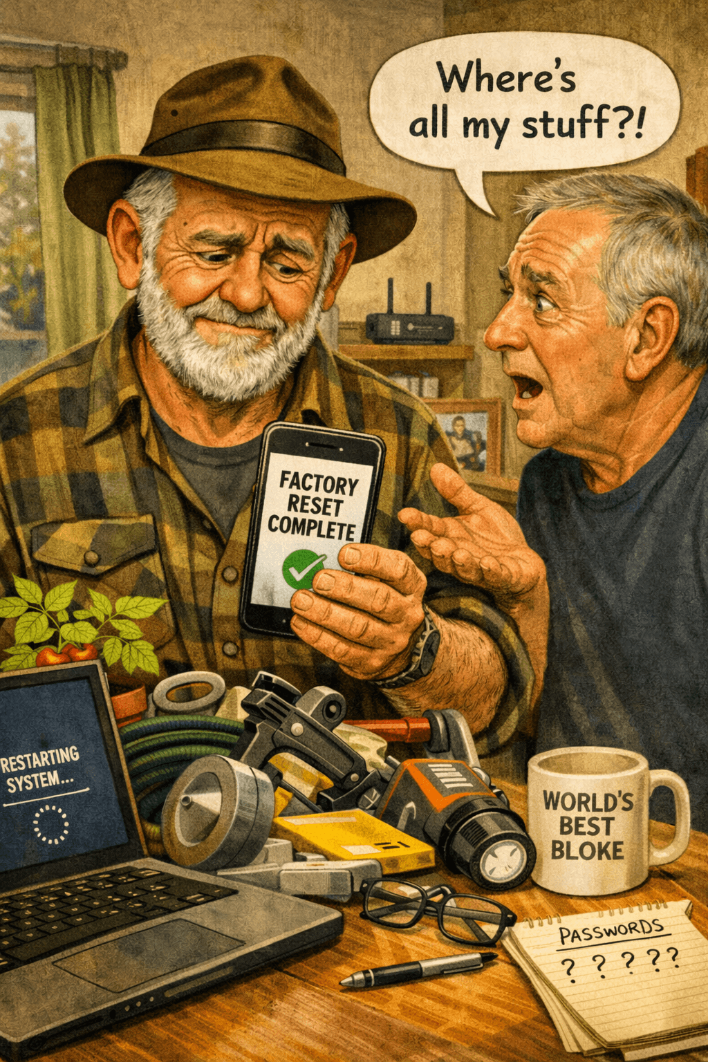 Just Trying to Help : A Yarn