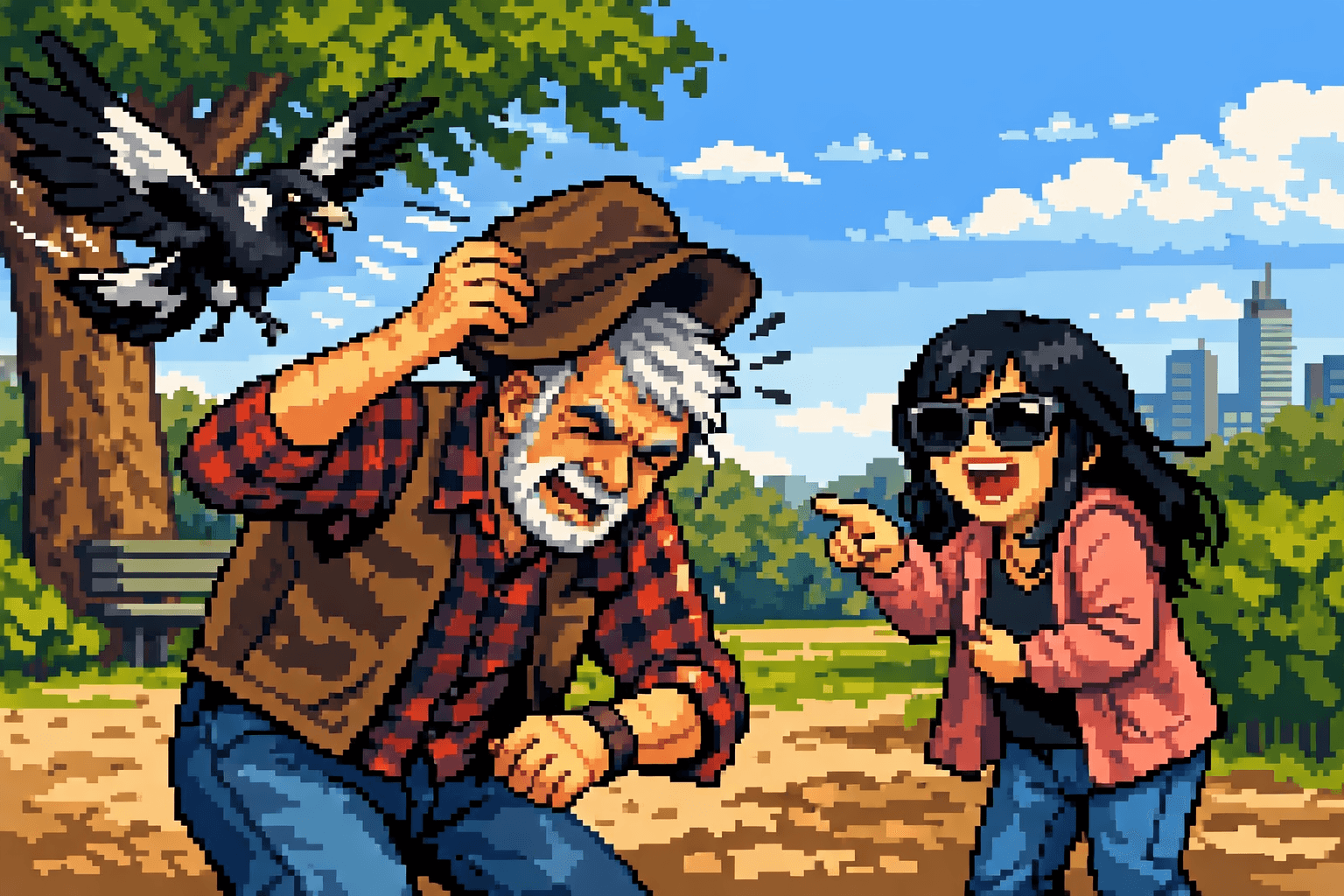 The day Melbourne magpies nearly sorted me out