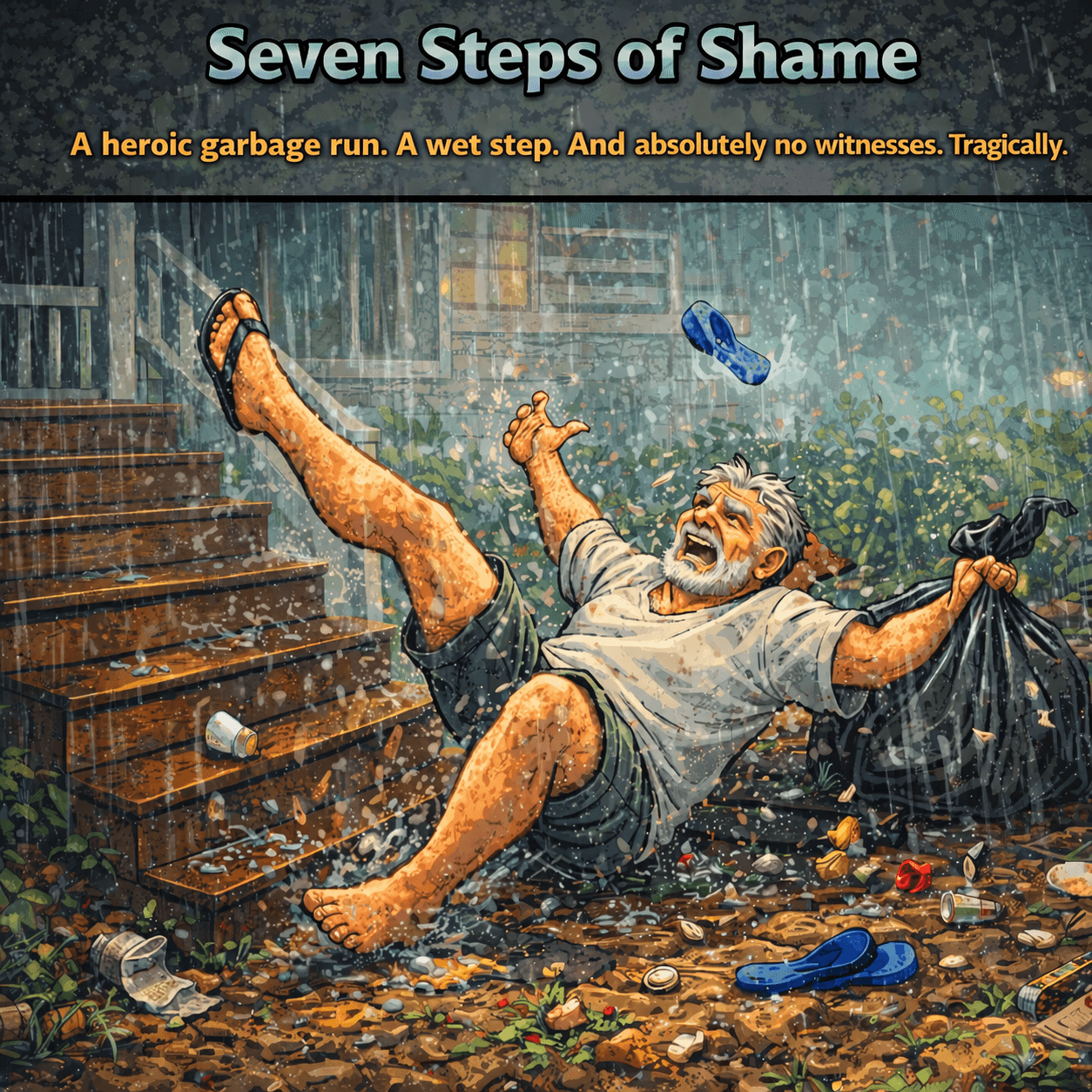 Seven Steps of Shame : A Yarn