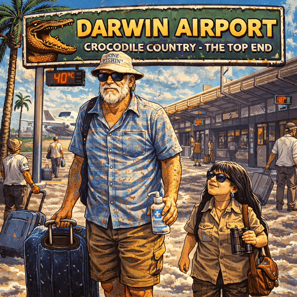 Crocs, Chaos & a Cage of Death An Aussie Boomer Adventure · Darwin & the Top End, NT