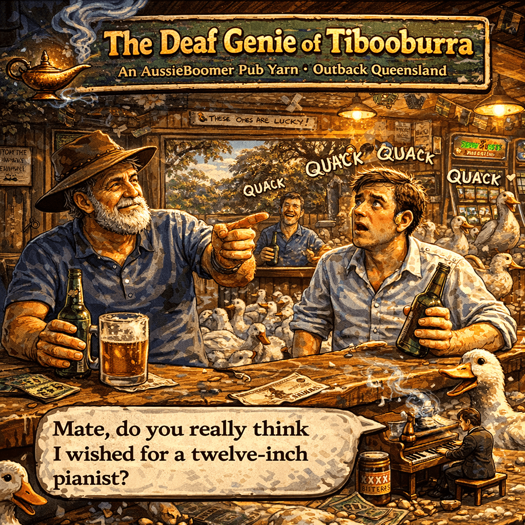 The Deaf Genie of Tibooburra : A Story