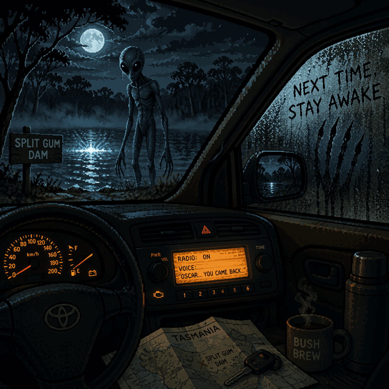 The Light at Old Split Gum Dam