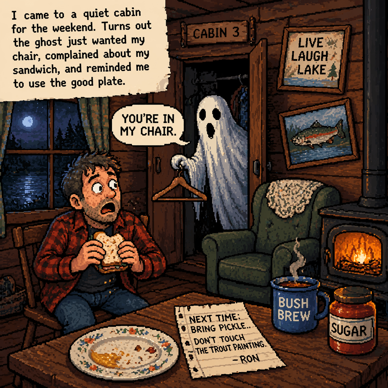 The Ghost in Cabin Three : A Yarn