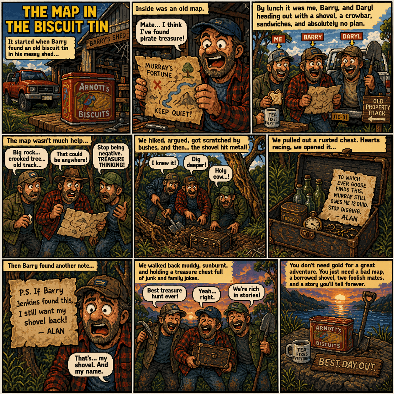 The Map in the Biscuit Tin