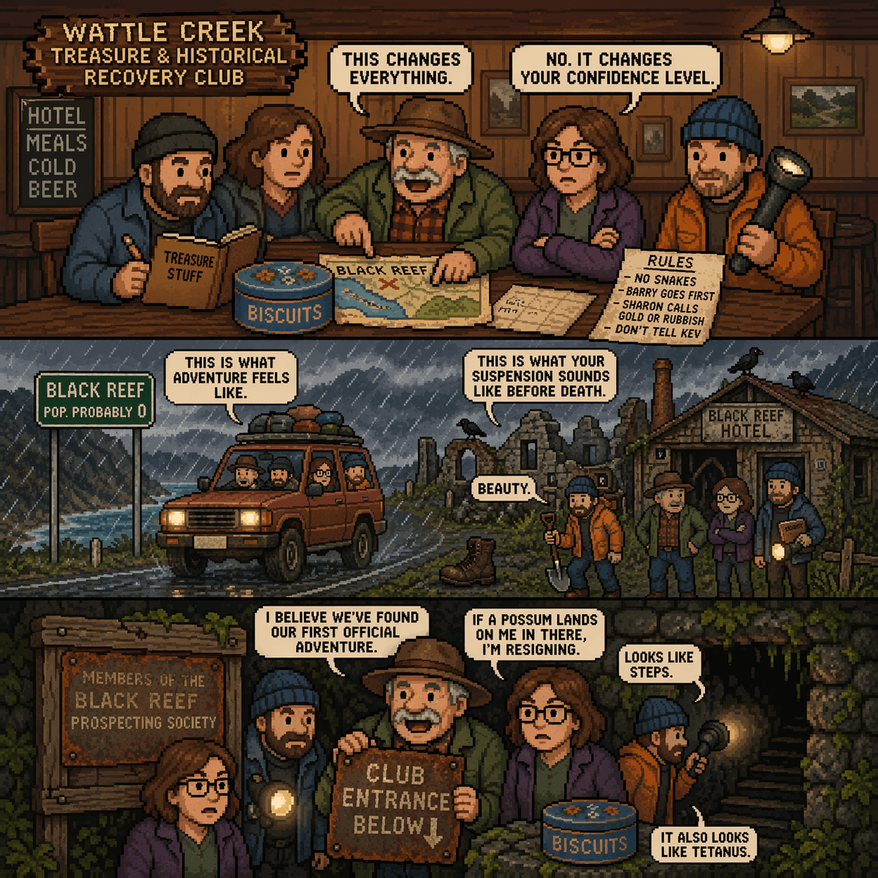 Episode 2: The Map in the Biscuit Tin : The West Coast Treasure Club