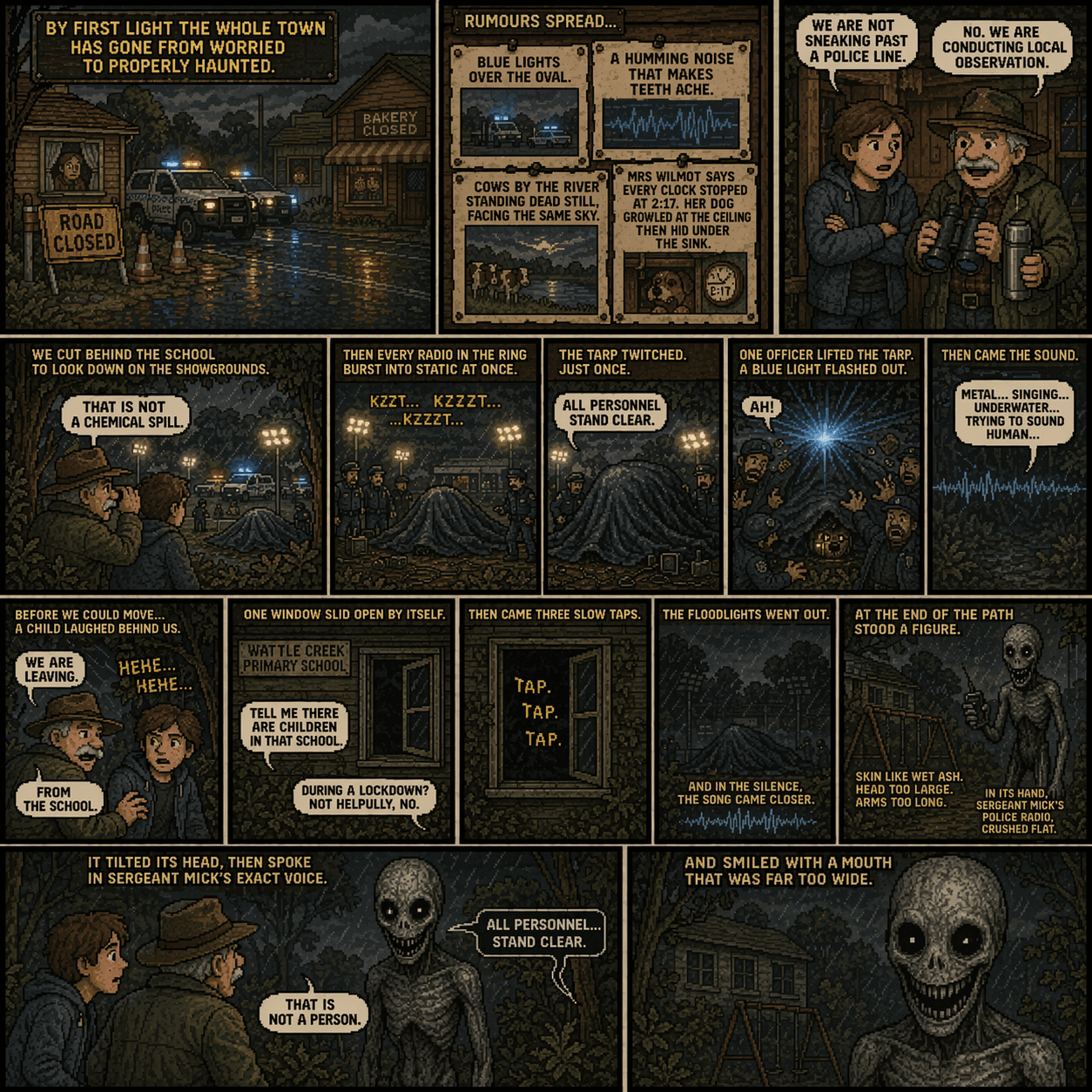 episode 2 of 3 : Police Lock Down Tasmanian Town - The Lights Over the Showgrounds