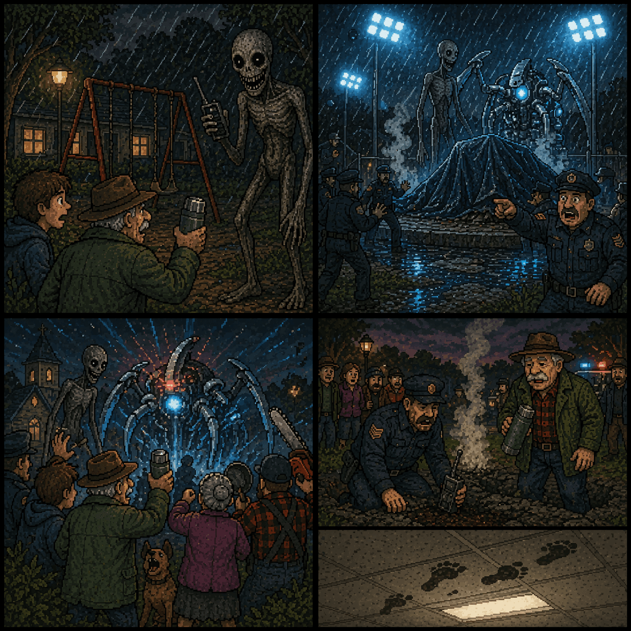 Episode 3 of 3 : Police Lock Down Tasmanian Town : The Thing at the Schoolyard Gate