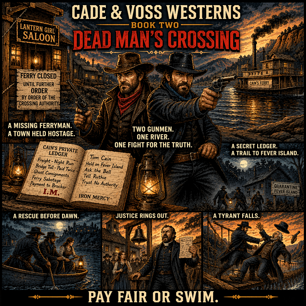 Dead Man’s Crossing : Book Two : Cade & Voss Westerns