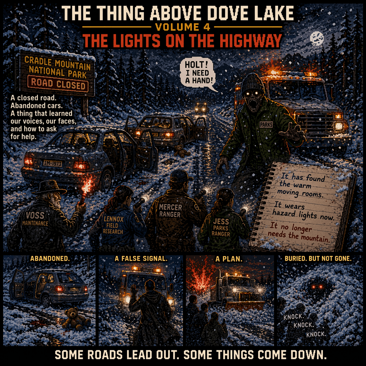 Volume 4 :The Thing Above Dove Lake :The Lights on the Highway