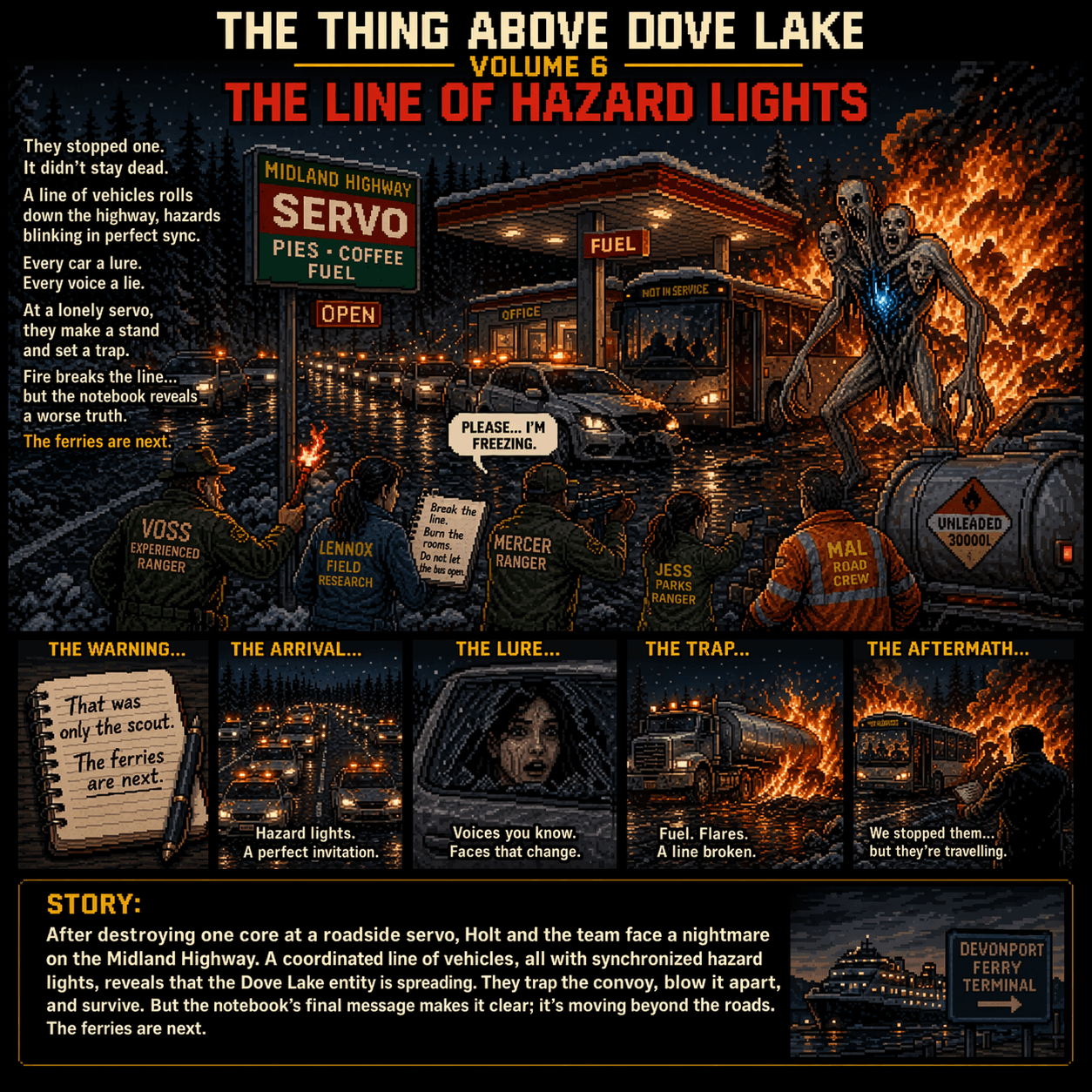 Volume 6 The Thing Above Dove Lake: The Line of Hazard Lights