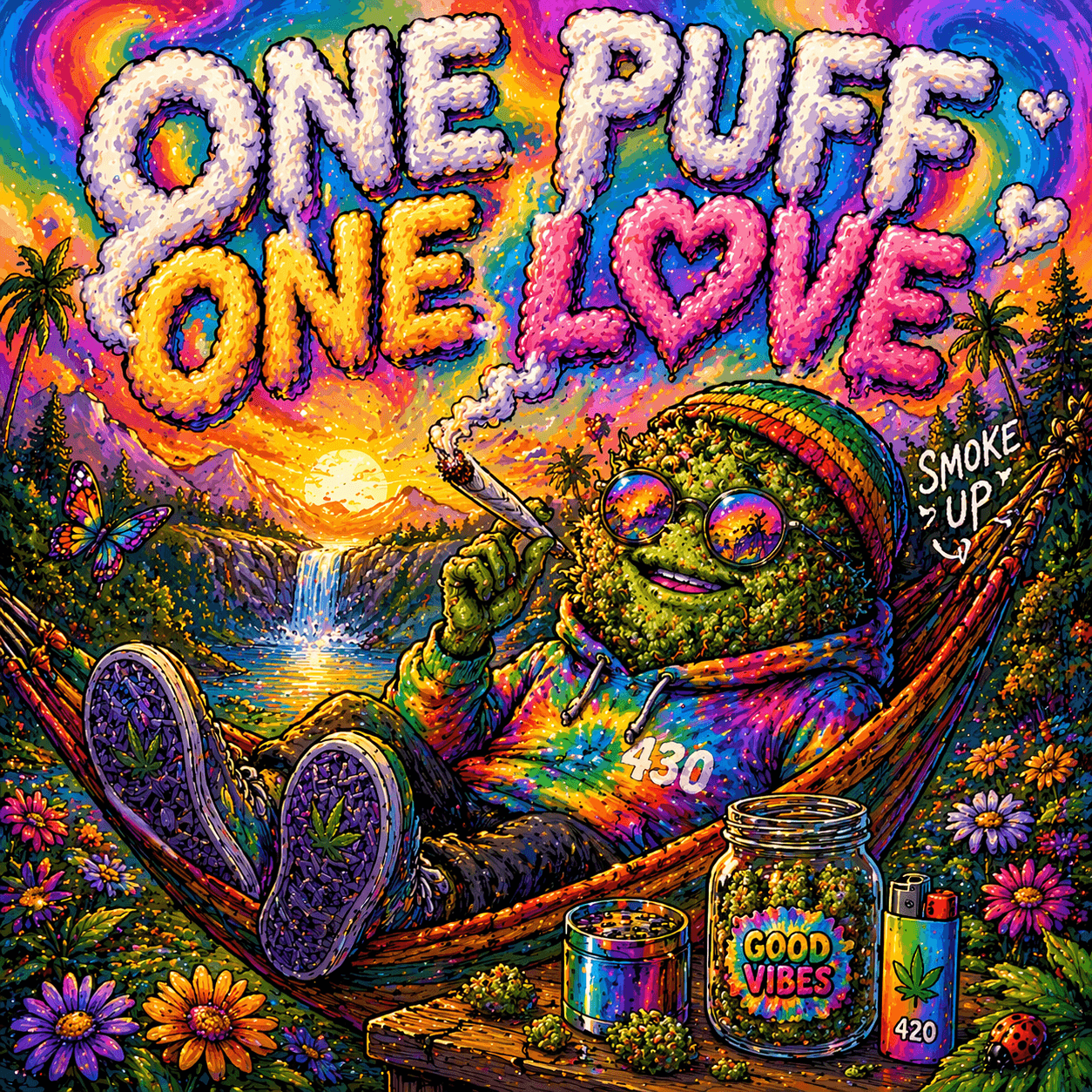 one puff one love