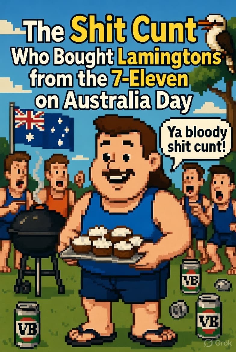 The Shit C#nt Who Bought Lamingtons from the 7/Eleven on Australia Day