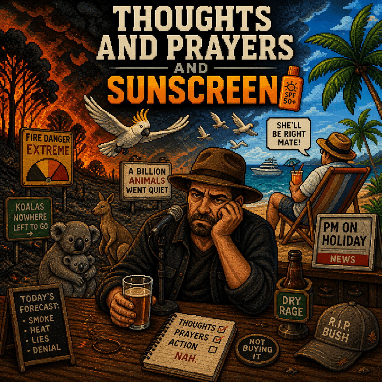 Thoughts and Prayers and Sunscreen