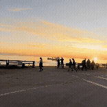 Gliding Electric Dusk Serenity