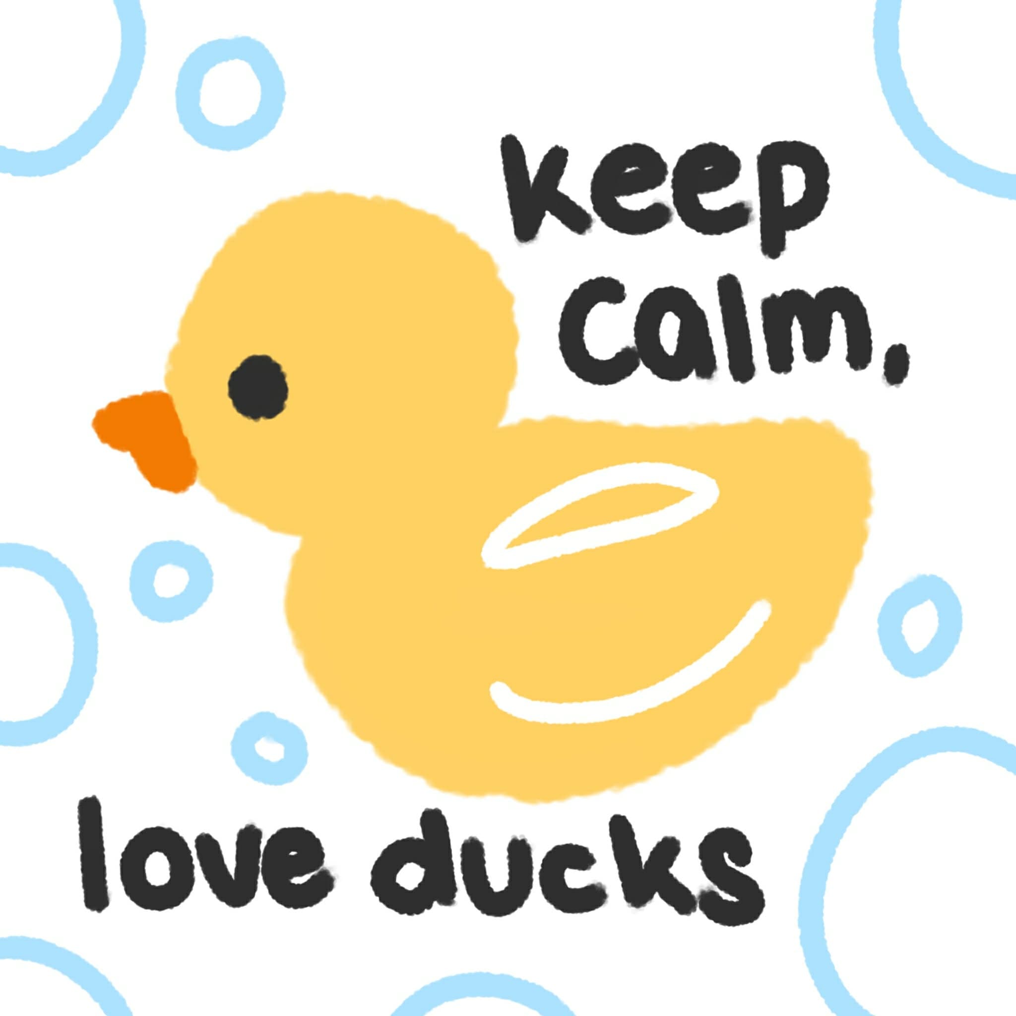 Keep Calm and Love Ducks!